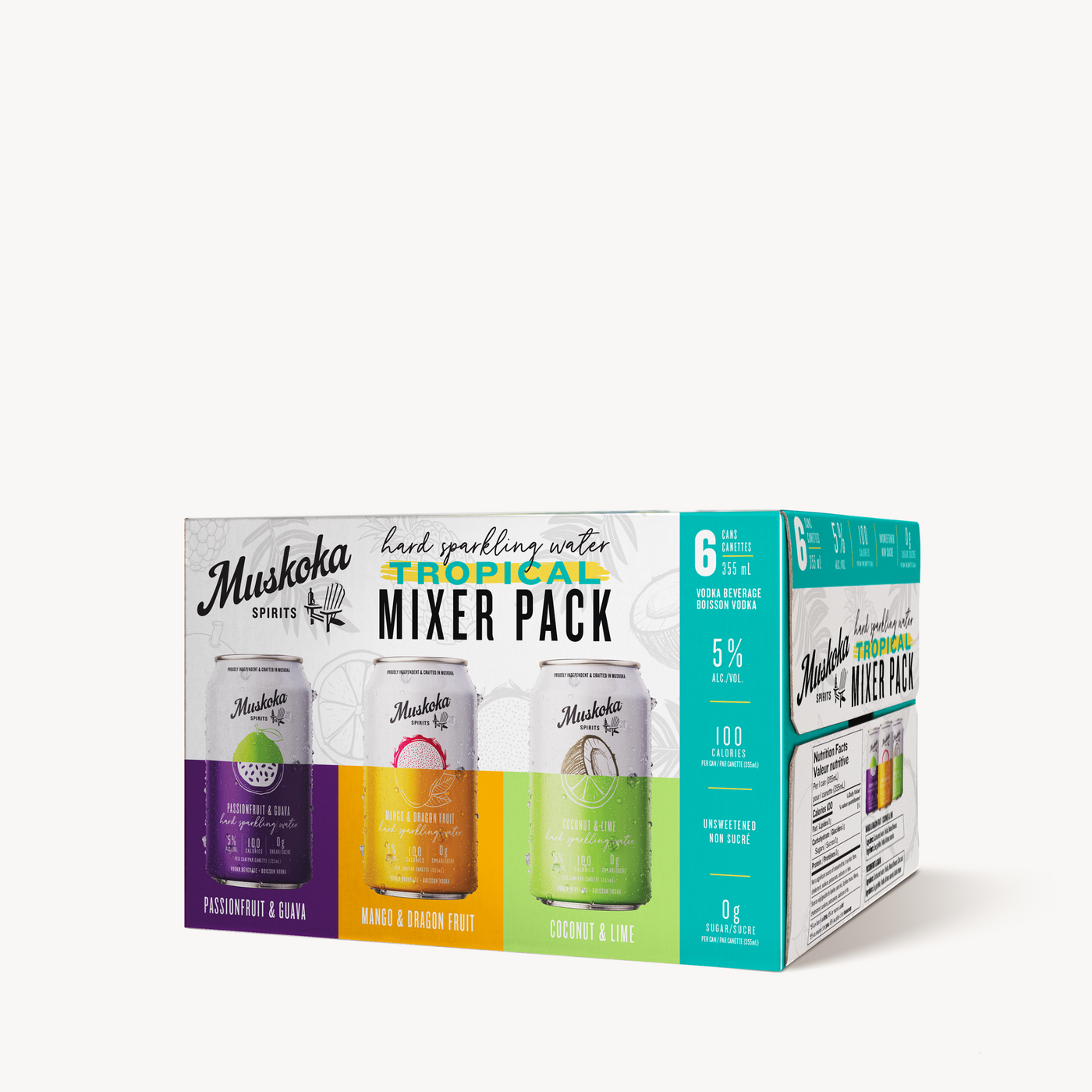 Vodka Soda Tropical Mixer Pack