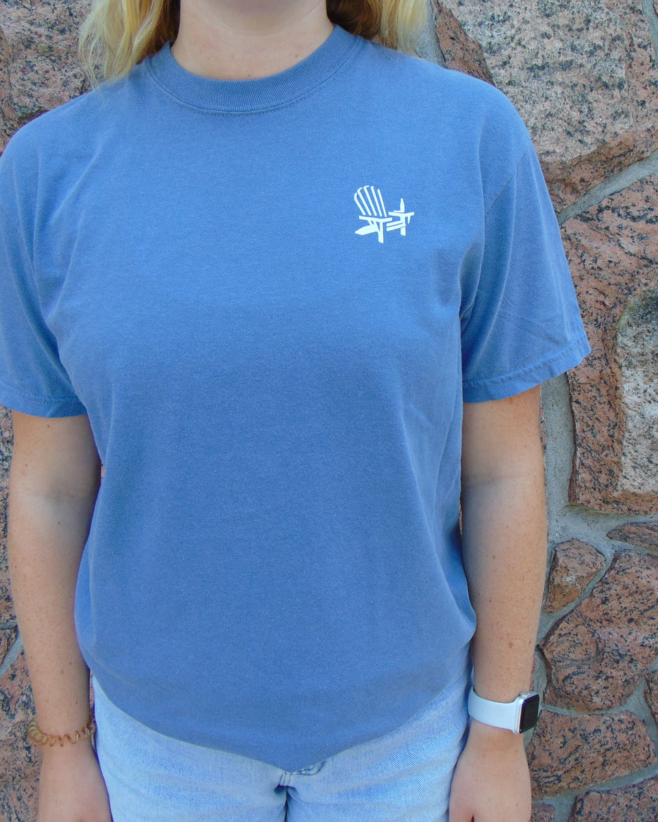 Denim Enzyme Washed Tee
