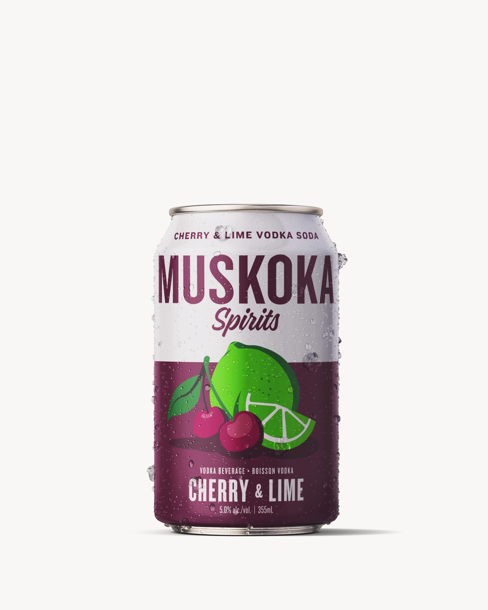 Cherry & Lime Vodka Soda
