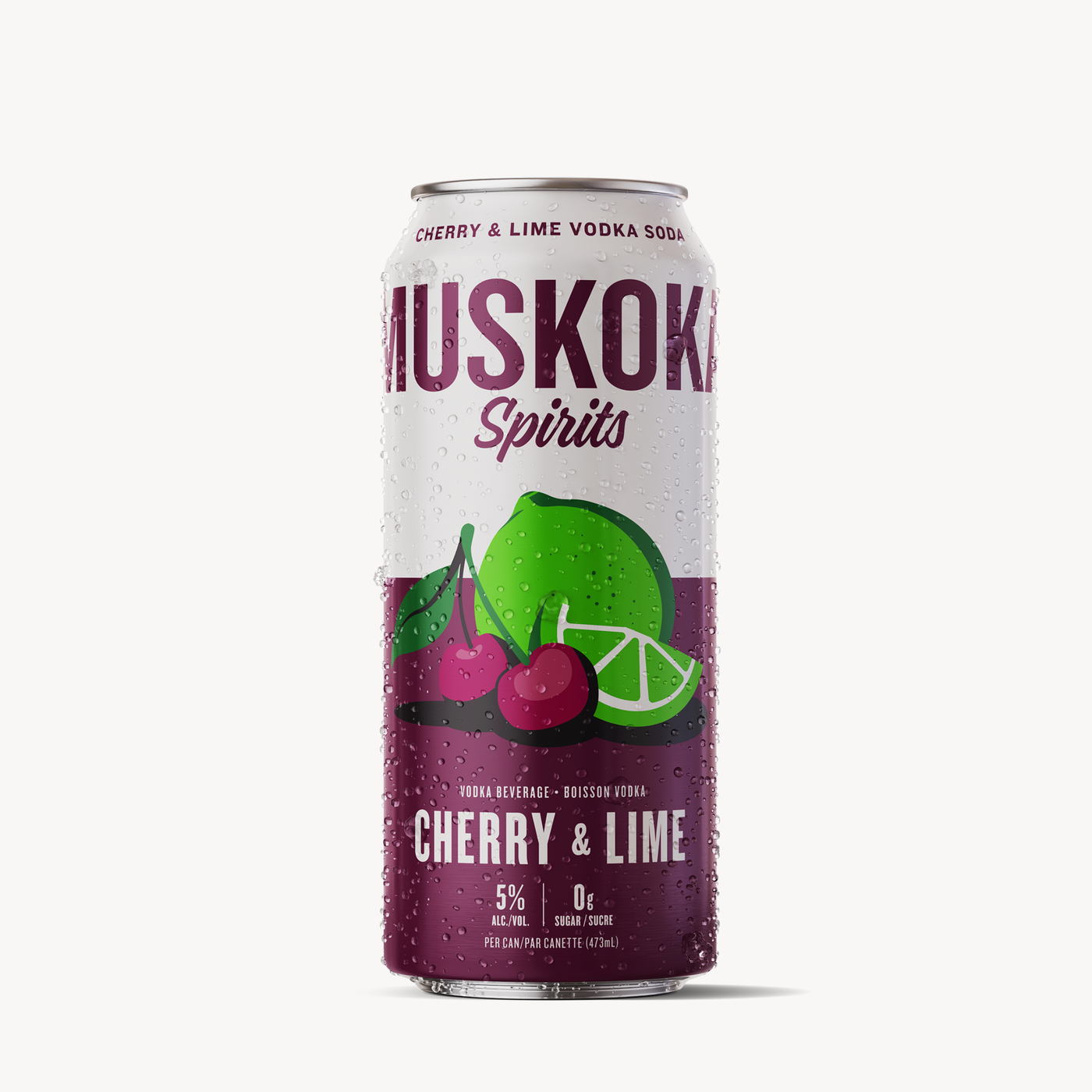 Cherry & Lime Vodka Soda
